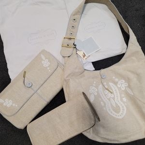 Serena & Lily 3 piece Diaper Bag Set